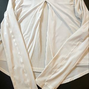 Long sleeve white Lululemon top